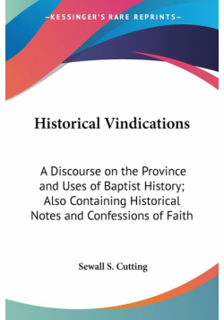 Historical Vindications