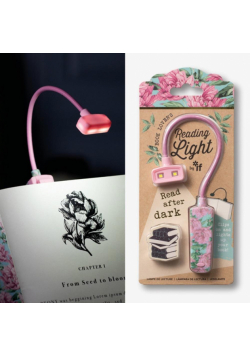 Lampka do czytania Kwiaty Book lover's reading