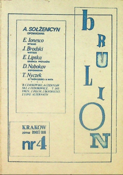 Brulion Nr 4 / 1987