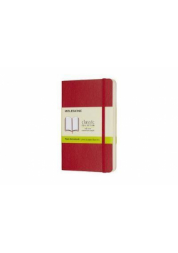 Notes Classic 9x14 gładki - czerwony MOLESKINE