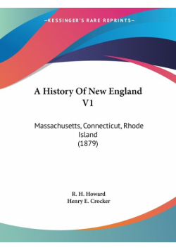 A History Of New England V1