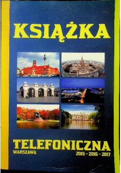 Książka telefoniczna 2015 2016 2017 Warszawa