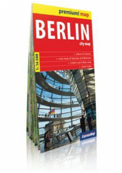 Premium! map Berlin 1:16 500 plan miasta