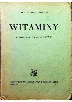 Witaminy compendium dla farmaceutów