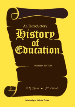 An Introductory History of Education. Revised Edition