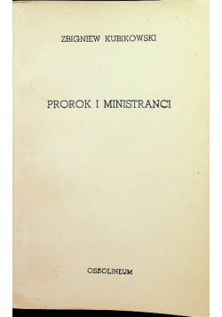 Prorok i ministranci