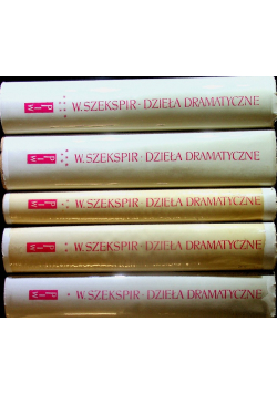 Szekspir Dzieła dramatyczne 5 tomów
