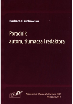 Poradnik autora tłumacza i redaktora