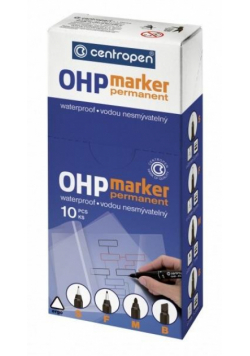 Foliopis OHP Permanent czarny B (10szt)