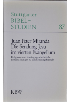Die sendung jesu im vierten evangelium