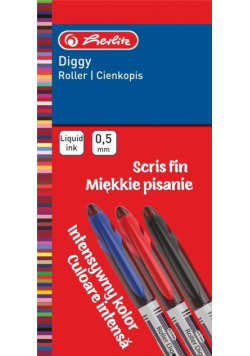 Cienkopis Diggy 0,5 MM niebieski (12szt)