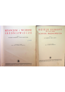 Wielka Historja Powszechna Tom IV Wieki Średnie Część 1 i 2  1939 r.