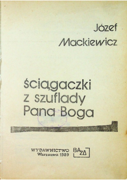 Ściągaczki z szuflady Pana Boga