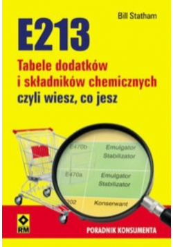 E213 Tabele dodatków i składników chemicznych czyli wiesz co jesz