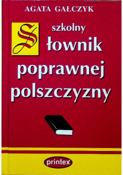 Szkolny Słownik Poprawnej Polszczyzny