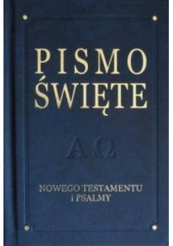 Pismo Święte NT i psalmy - De Luxe, granat