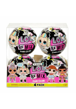 LOL Surprise Remix Supreme Tot 4-pack