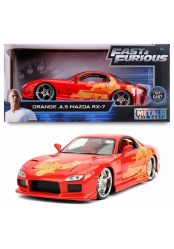 Fast & Furious Orange JL5 Mazda RX-7 1:24