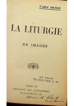 La liturgie en images / La Sainte Messe ok 1910 r.