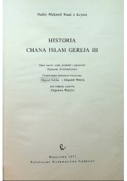 Historia Chana Islam Grecja III