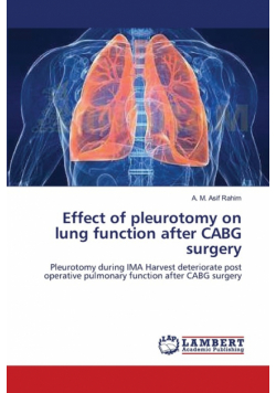 Effect of pleurotomy on lung function after CABG surgery