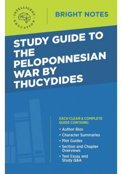 Study Guide to The Peloponnesian War by Thucydides