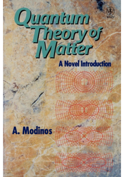 Quantum Theory of Matter