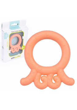 Gryzak Ośmiornica Baby brzoskwiniowy