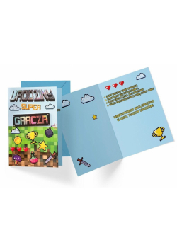 Karnet Urodziny super gracza