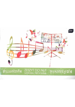Zeszyt do nut B5/16K szeroka linia MIX (10szt)
