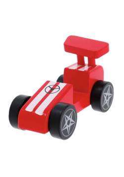 Zabawka drewniana - Racing car Red TREFL