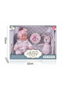 Lalka bobas 30,5cm z przytulanką