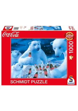 Puzzle PQ 1000 Coca-Cola Niedźwiedzie polarne G3