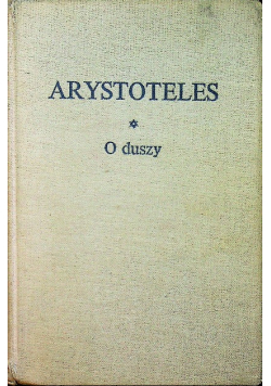 Arystoteles O duszy