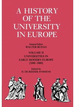 A History of the University in Europe