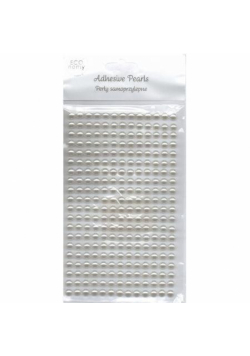 Perełki samoprzylepne Ivory 6mm 260szt