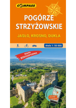 Pogórze Strzyżowskie Jasło Krosno Dukla Mapa laminowana
