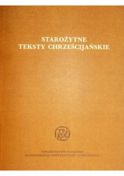Starożytne teksty chrześcijańskie