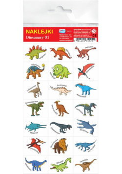 Naklejki. Dinozaury