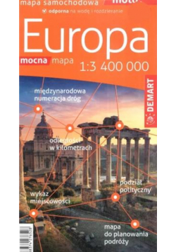 Mapa samochodowa Europa Plastik 1:3 400 000
