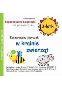 Zaczarowany języczek w krainie zwierząt 3 latki
