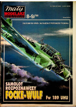 Mały modelarz nr 8 - 9 / 98
