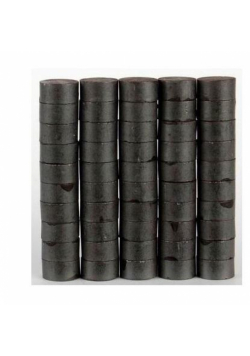 Magnesy 10mm czarne 50szt