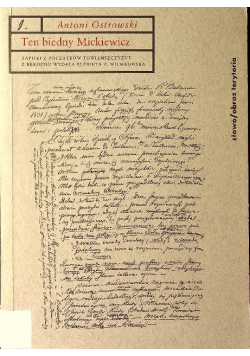 Ten biedny Mickiewicz