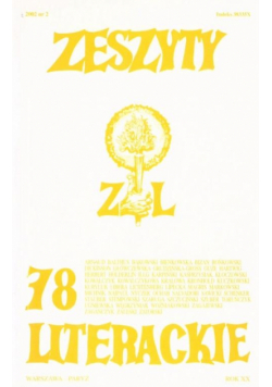 Zeszyty literackie 78 2/2002