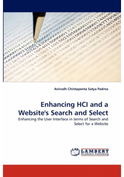 Enhancing Hci and a Website's Search and Select