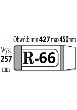 Okładka książkowa regulowana R66 (50szt) IKS