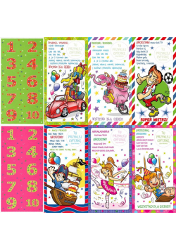 Karnet Kids DL + koperta mix wzorów