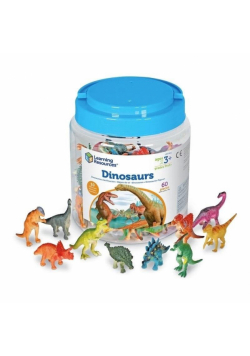 Zestaw 60szt-Dinozaury, Figurki do nauki liczenia