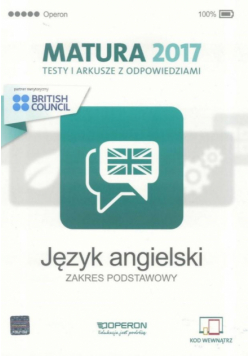 Matura 2017 Język ang. Testy i arkusze ZP OPERON